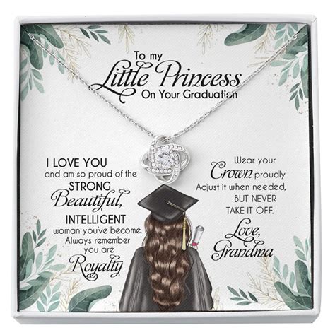 Graduation Necklace For Granddaughter From Grandparents, Meaningful ...