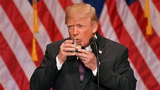 Image result for trump two hands water images