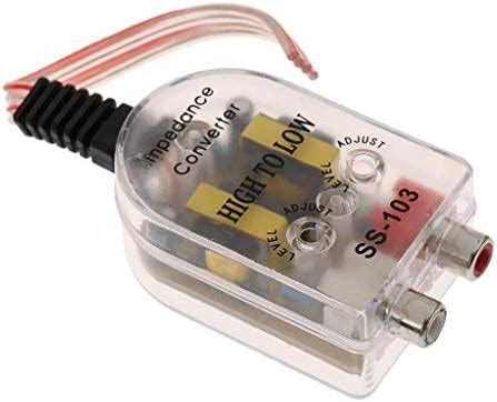 AUSPIC Adjustable RCA Line High to Low Convertor Plastic Impedance ...