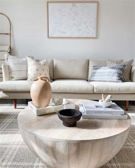30 Light Wood Round Coffee Tables for a Great Neutral Accent