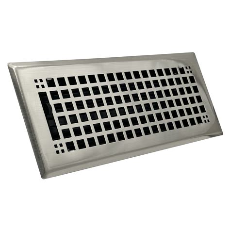 Brushed Nickel Registers | Decorative Floor Air Vents > Mission Floor ...