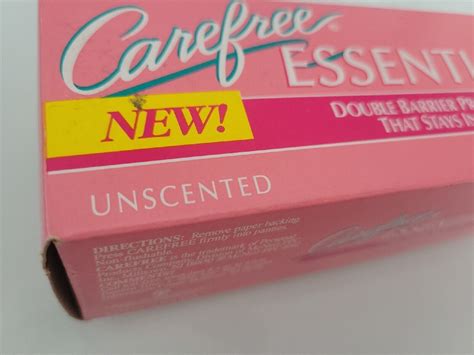Vintage 1980s CAREFREE Essentials 18 Panty Shields Feminine Hygiene ...