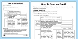 How to Send an Email - Primary Resources