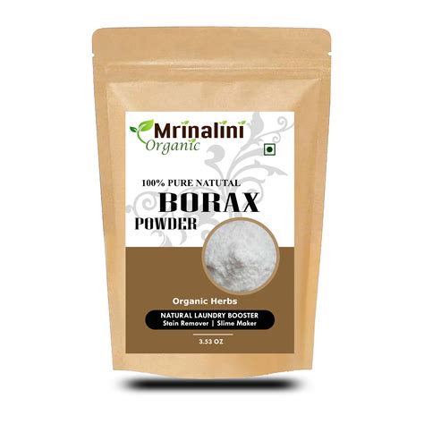 MRINALINI Organic Borax Detergent Booster Powder, Slime Activator ...