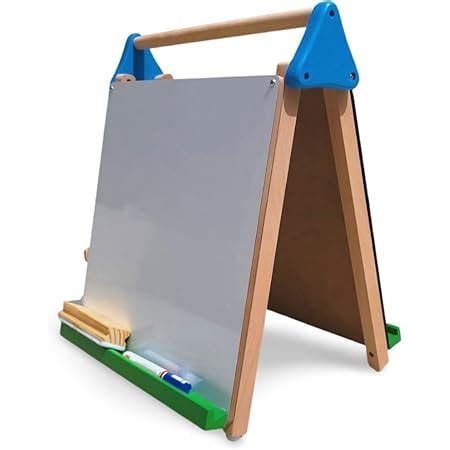 AARIV Easel 3 in 1 Double Sided Wooden Easel |Tabletop Easel Board with ...