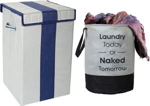 ZOVIRA 75 L Black, Grey, Blue Laundry Basket - Buy ZOVIRA 75 L Black ...
