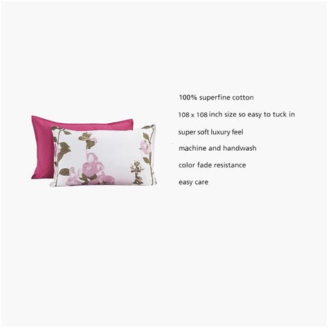 Buy MASPAR Zephyr Printed 3-Pc. King Size Bedsheet Set- 275 X 275 cm ...