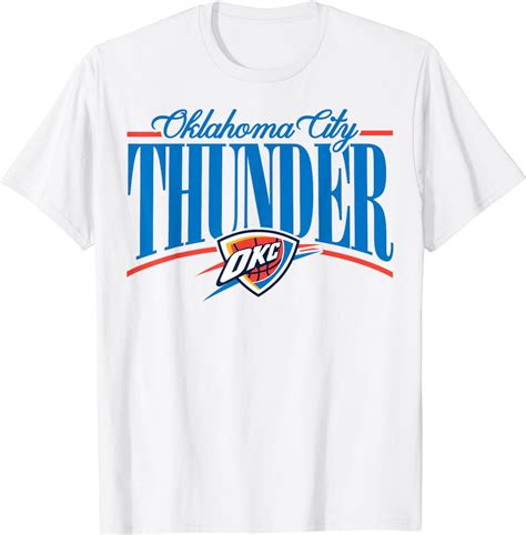 NBA Oklahoma City Thunder Logo Arch T-Shirt - Buytshirtdesigns