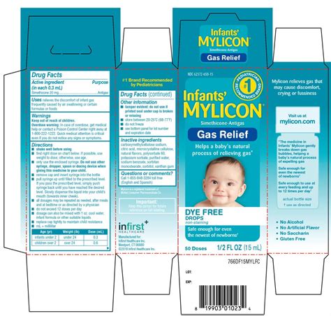 MYLICON INFANTS GAS RELIEF DYE FREE- simethicone emulsion