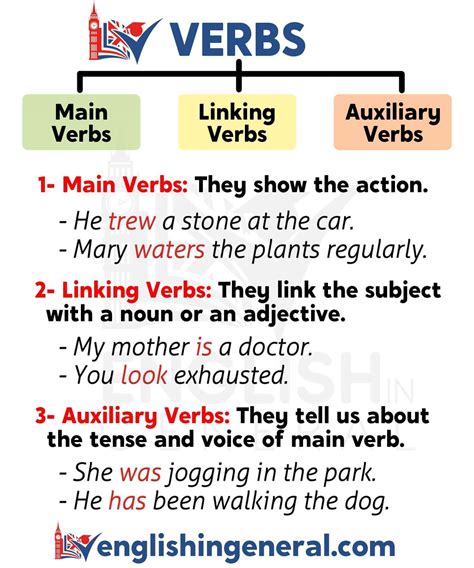 Verbs in English- Grammar Lessons - English in General