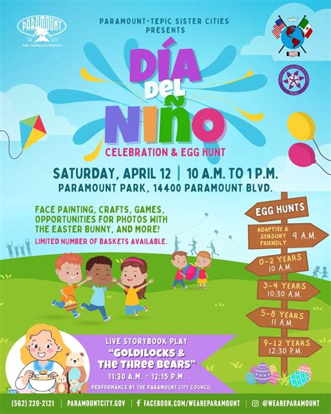 Día del Niño Celebration and Egg Hunt, 14400 Paramount Blvd, Paramount ...