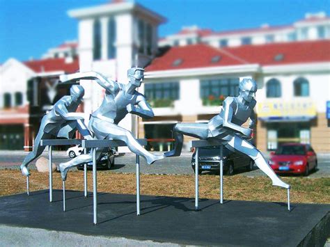 不锈钢舞蹈人物雕塑-宏通雕塑