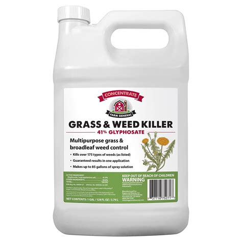 Farm General 41% Glyphosate Weed Killer Concentrate 1-Gallon