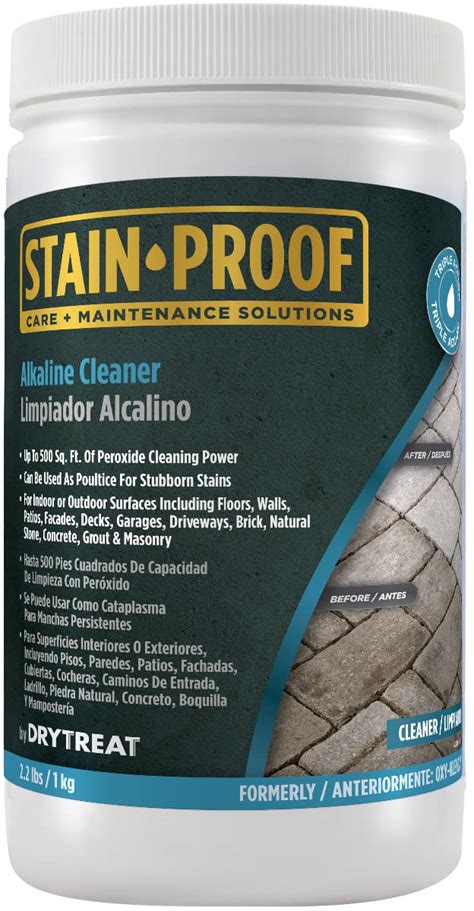 STAIN PROOF ALKALINE CLEANER - 2.2 lbs / 1 kg | Triple-Action Cleaning ...