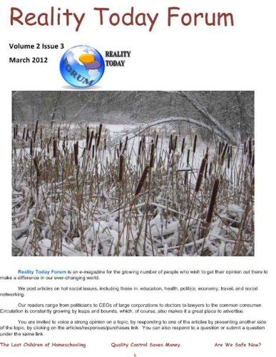 Reality Today Forum (2012 Book 2) eBook : Hockert, Valerie: Amazon.in ...