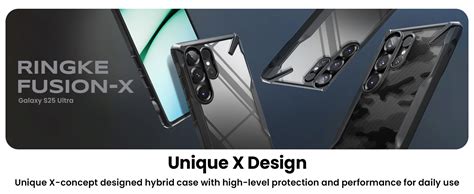 Ringke Fusion-X Compatible with Samsung Galaxy S25 Ultra Case Cover ...