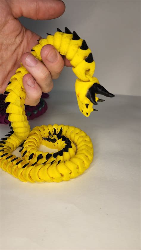 🐍 Flexi Snake v2 - SUPER FLEXIBLE 3D PRINTED SNAKE・Free STL File for 3D ...