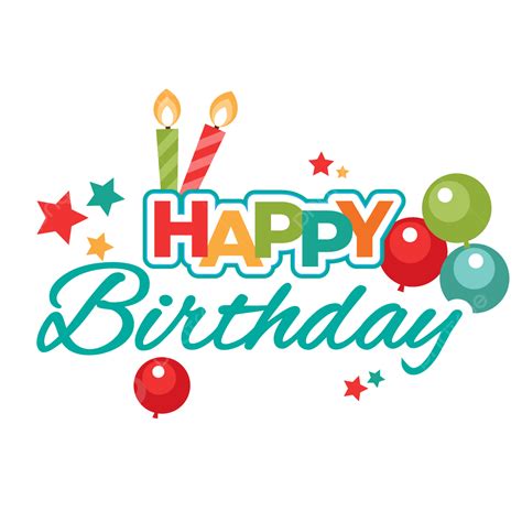 Happy Birthday Text Banner, Bday Text, Happy Birthday Banner, Birthday ...