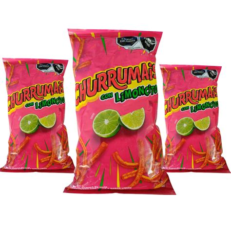 Buy Sabritas Churrumais Con Limoncito (3 Pack) 6.52 oz - Mexican Large ...