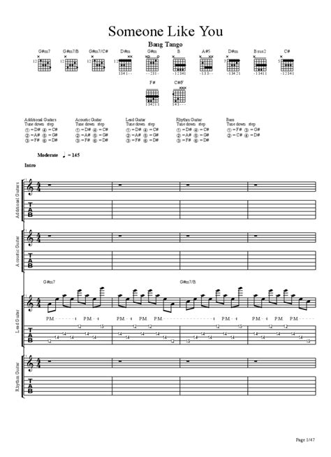 Akkorde Someone Like You