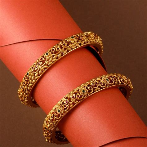Shop Antique Gold Plated Mariya Bangles Online at Tarinika - Tarinika India