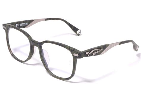 Bape 2 Shark Optical Frame Green – Kicks Machine