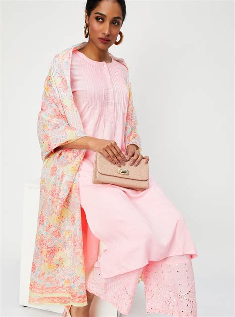 Buy Women Mirror-Work Straight Kurta Set Online at just Rs. 1499.0 ...