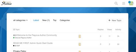 Welcome to the Papyrus Community - News - Papyrus Community