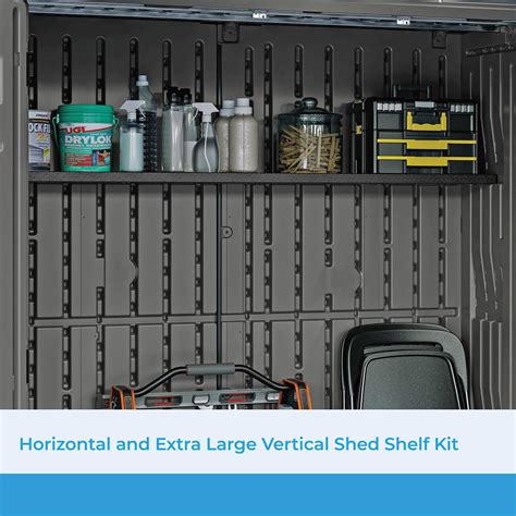 Suncast Storage Sheds Shelves Suncast Extra Large Vertical Outdoor