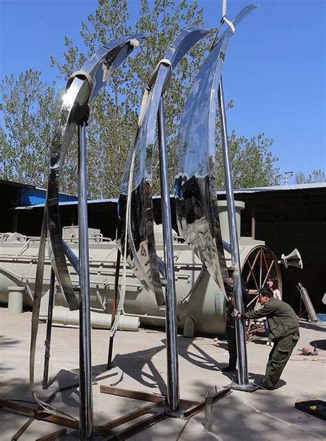 新款厂家直销304广场雕塑不锈钢雕塑 可定制抽象喷泉不锈钢雕塑-阿里巴巴