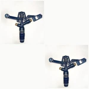 Hind irrigation Pack of 2 3/4" Plastic Sprinkler with Brass Nozzle 1000 ...