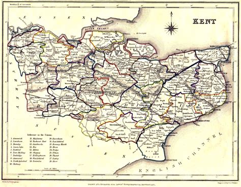 Show A Map Of Kent England