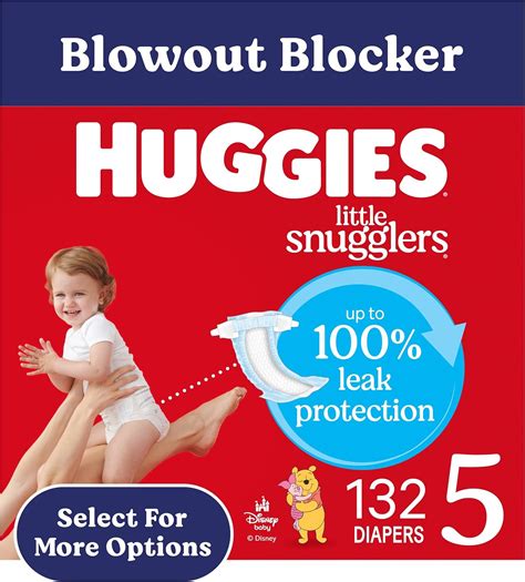 Amazon.com: Huggies Size 5 Diapers, Little Snugglers Baby Diapers, Size ...