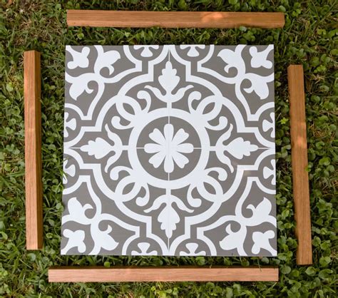 Modern Moroccan Tile Stencil Design - Kippi at Home