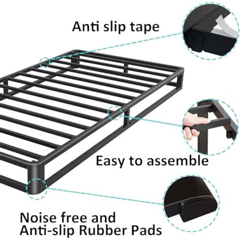 Firpeesy 6 Inch Low Profile Queen Metal Bed Frame with Steel India | Ubuy