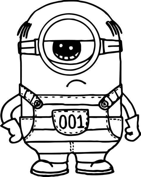 Free Printable Minion Coloring Pages - Educational Printable Activities