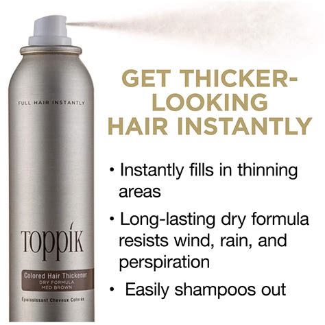 Toppik Colored Hair Thickener Spray - - Planet Beauty