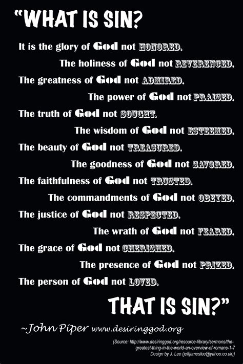 What is Sin? - Black and White Poster