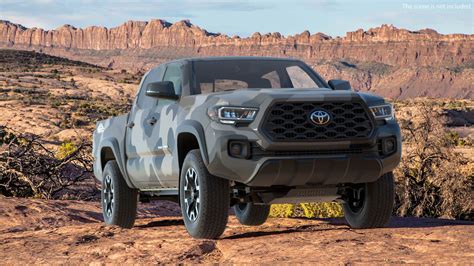 Toyota Tacoma TRD Off Road Gris Camuflaje 2021 Modelo 3D $129 - .3ds .blend .c4d .fbx .max .ma ...