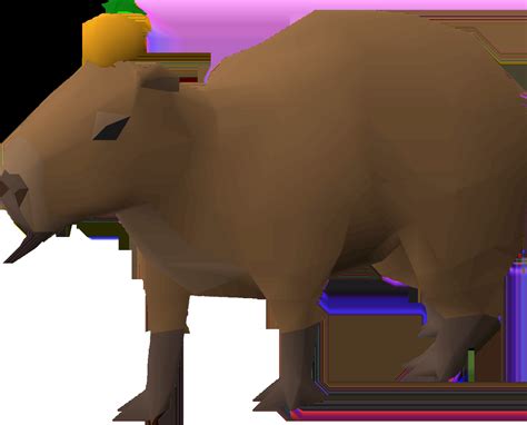 low poly animals | Capybara from Old School RuneScape