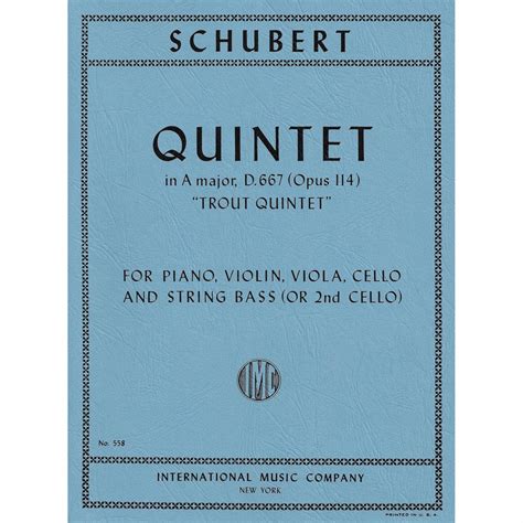 Schubert - Piano Quintet in A Major, D. 667 (The Trout) - Southwest Strings