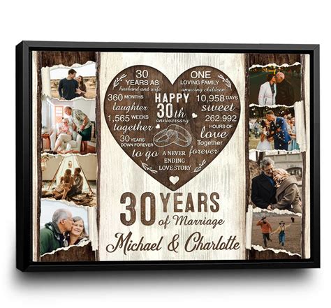 30th Wedding Anniversary Gifts