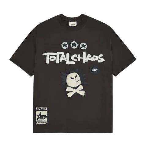 Broken Planet T-Shirt 'Total Chaos' - Black – Kick Game