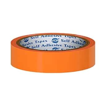 VCR Orange Color Tape - 50 Meters in Length - 24mm / 1" Width - 01 Roll ...