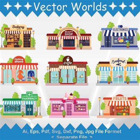 Samll Shop Vector Image 的图像结果