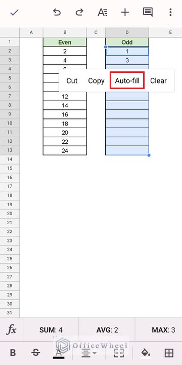 How to Autofill Numbers in Google Sheets (An Easy Guide) - OfficeWheel