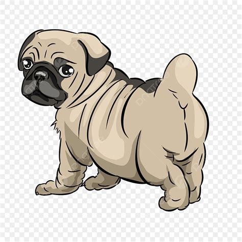Cute Puppy Dog Clipart Transparent PNG Hd, Puppy Pug Pekingese Pet Cute ...