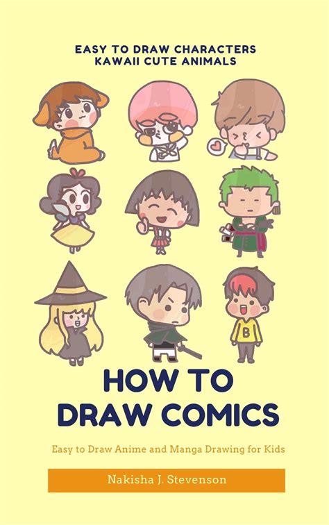 Buy Easy to Draw Characters Kawaii Cute Animals: Easy to Draw Anime and ...