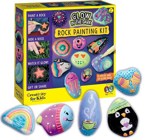 Creativity for Kids Glow in the Dark Rock Painting Kit - Only $9.16 ...