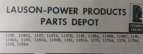 Lauson Power Products Tecumseh Slim Line Chainsaw | Ubuy India